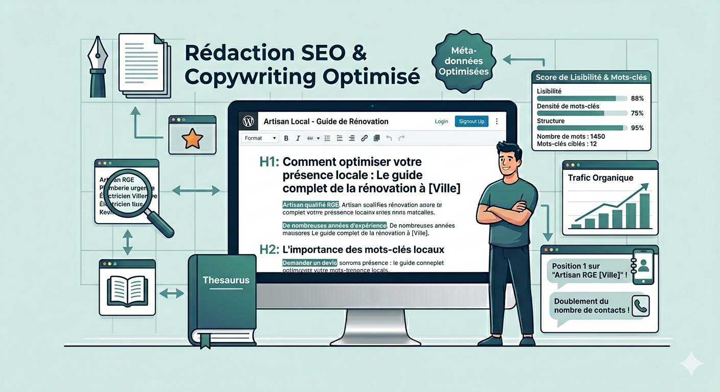 Rédaction SEO professionnelle et contenu web optimisé par experts